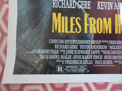 MILES FROM HOME US ONE SHEET POSTER RICHARD GERE KEVIN ANDERSON 1988