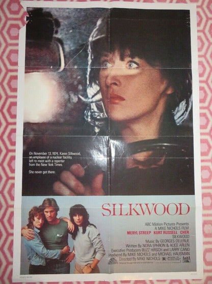 SILKWOOD US ONE SHEET POSTER MIKE NICHOLS MERYL STREEP CHER 1983