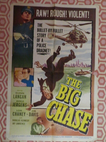 BIG CHASE US ONE SHEET POSTER GLENN LANGAN ADELE JERGENS LON CHANEY