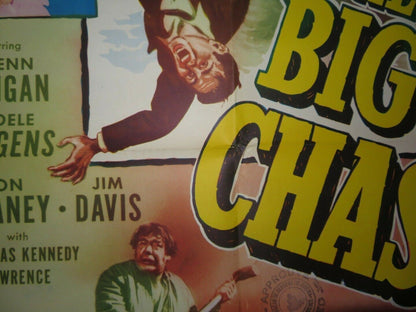 BIG CHASE US ONE SHEET POSTER GLENN LANGAN ADELE JERGENS LON CHANEY