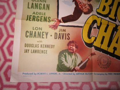 BIG CHASE US ONE SHEET POSTER GLENN LANGAN ADELE JERGENS LON CHANEY