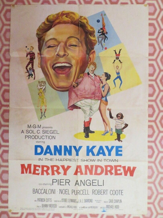 MERRY ANDREW US ONE SHEET POSTER DANNY KAYE PAUL GALLICO BACCALONI