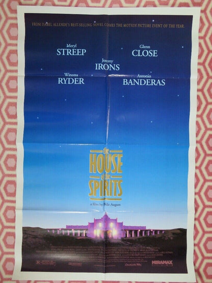 THE HOUSE OF THE SPIRITS ONE SHEET POSTER MERYL STREEP GLEN CLOSE '93