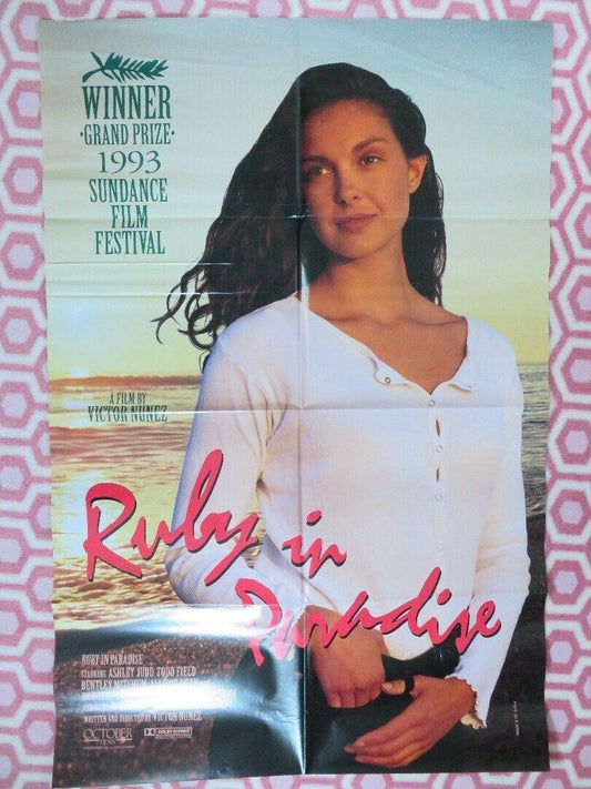 RUBY IN PARADISE ONE SHEET POSTER ASHLEY JUDD TODD FIELD 1993