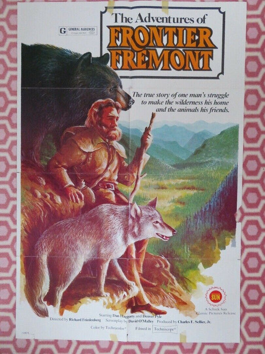 THE ADVENTURES OF FRONTIER FREMONT ONE SHEET POSTER  1975