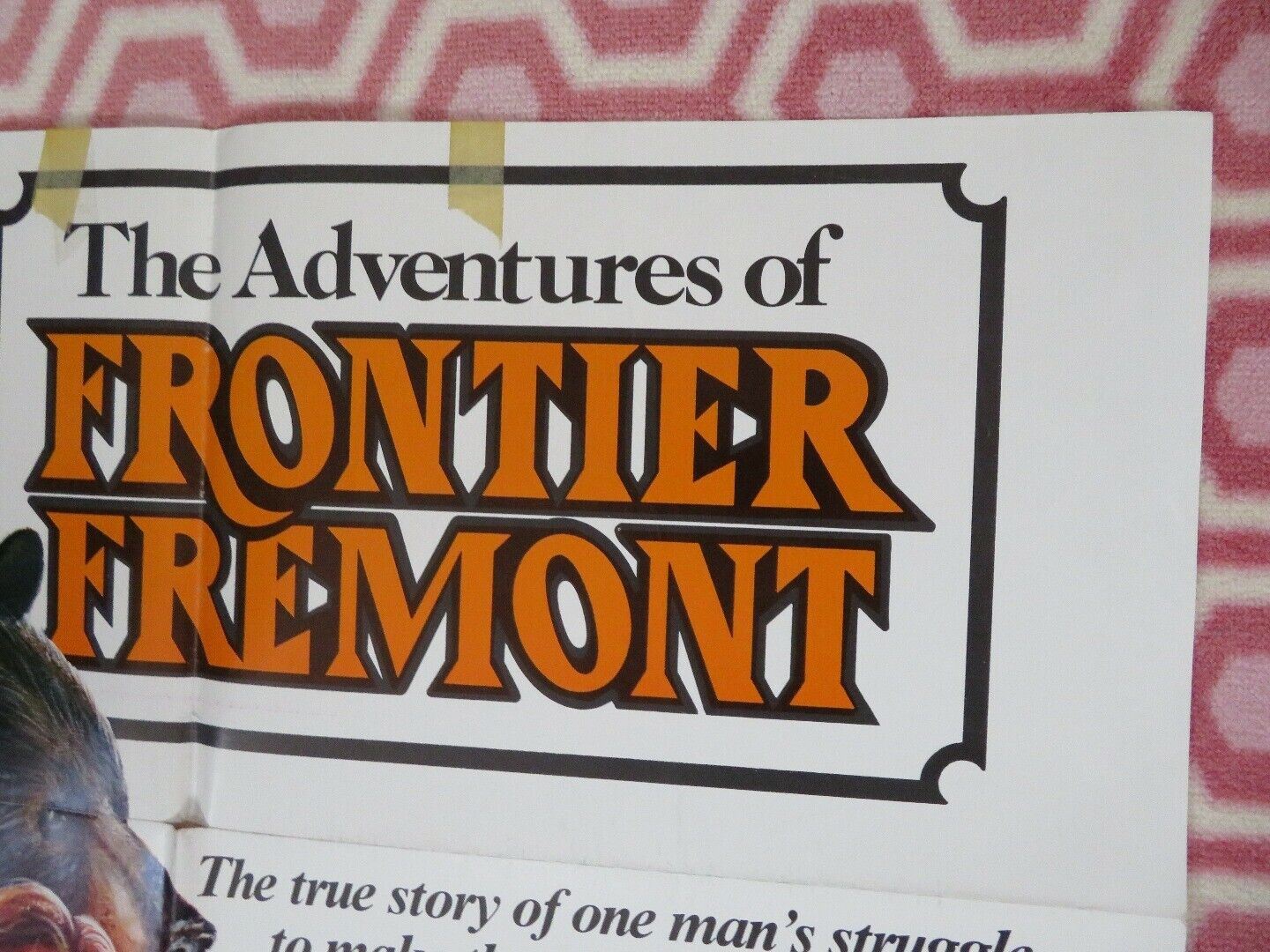 THE ADVENTURES OF FRONTIER FREMONT ONE SHEET POSTER  1975