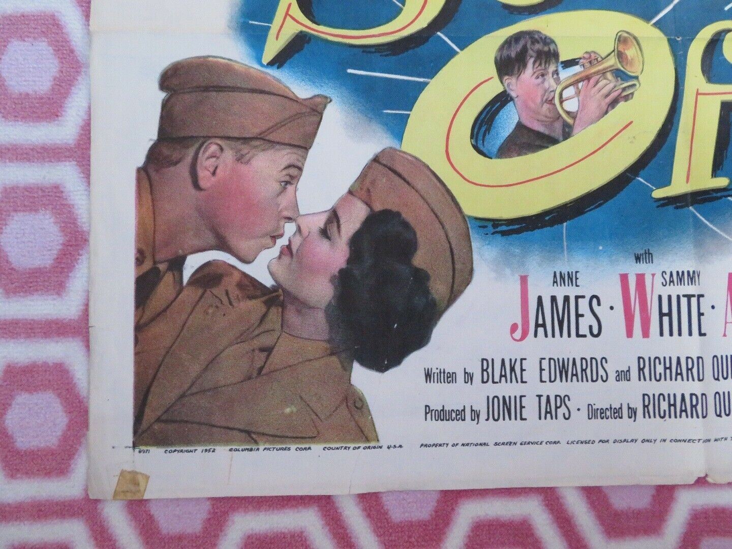 SOUND OFF US ONE SHEET POSTER MICKEY ROONEY ANNE JAMES 1952