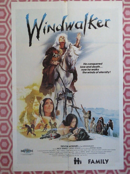 WINDWALKER US ONE SHEET POSTER NICK RAMUS JAMES REMAR SERENE HEDIN