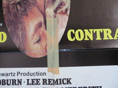 HARD CONTRACT US ONE SHEET POSTER JAMES COBURN LEE REMICK 1969