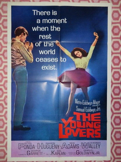 THE YOUNG LOVERS US ONE SHEET POSTER PETER FONDA SHARON HUGUENY 1964