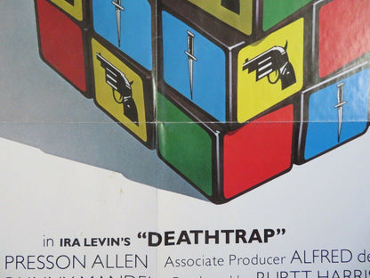 DEATHTRAP US ONE SHEET  STYLE B POSTER MICHAEL CAINE CHRISTOPHER REEVE