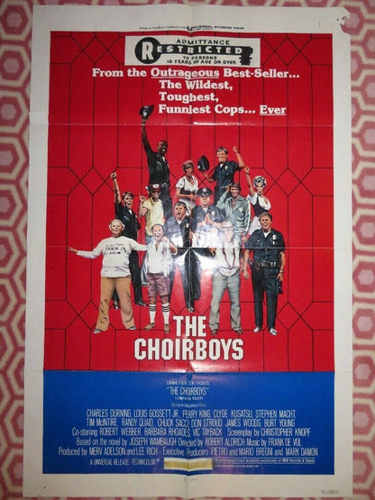 THE CHOIRBOYS US ONE SHEET POSTER CHARLES DURING JAMES WOODS GOSSETT