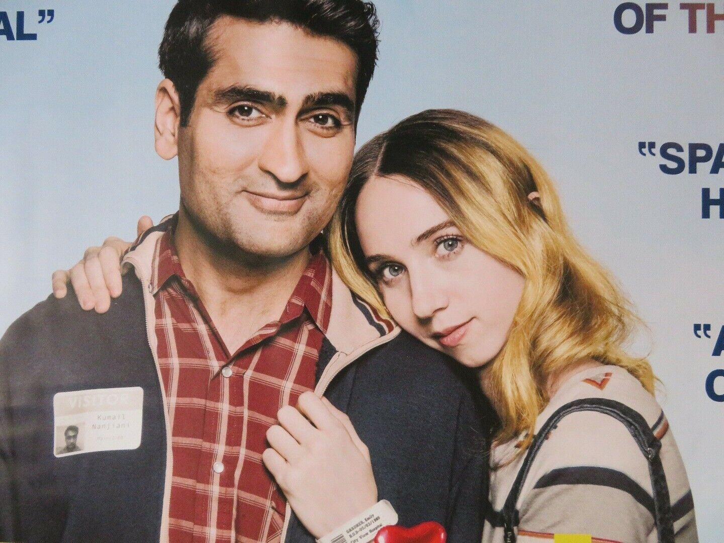 THE BIG SICK BRITISH QUAD (30"x 40") ROLLED POSTER RAY ROMANO ZOE KAZAN 2017