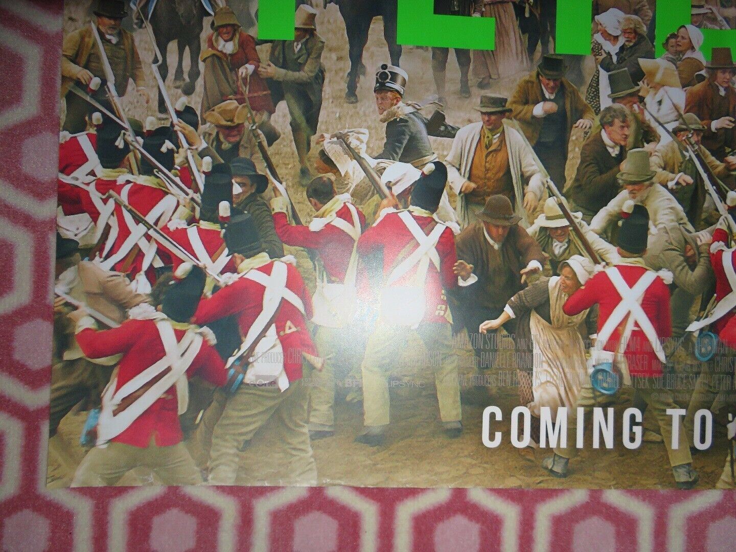 PETERLOO BRITISH QUAD (30"x 40") ROLLED POSTER MIKE LEIGH RORY KINNEAR 2018