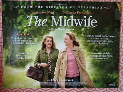 THE MIDWIFE BRITISH QUAD (30"x 40") ROLLED POSTER CATHERINE FROT DENEUVE 2017