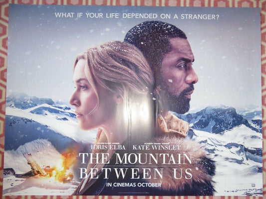 THE MOUNTAIN BETWEEN US BRITISH QUAD (30"x 40") ROLLED POSTER IDRIS ELBA 2017