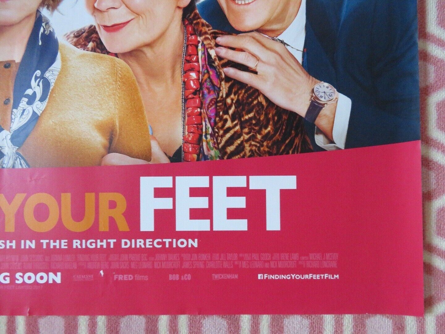 FINDING YOUR FEET BRITISH QUAD (30"x 40")ROLLED POSTER JOANNA LUMLEY CELIA IMRIE