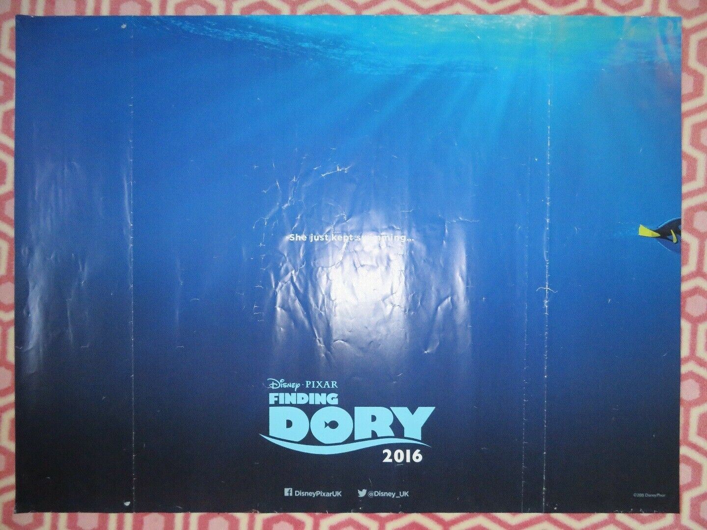 FINDING DORY BRITISH QUAD (30"x 40") ROLLED POSTER DISNEY NEMO 2016