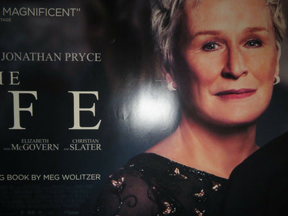 THE WIFE BRITISH QUAD (30"x 40") ROLLED POSTER GLENN CLOSE JOHNATHAN PRYCE 2017