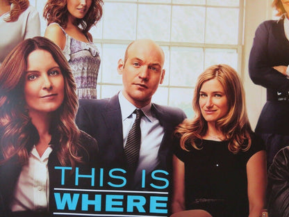 THIS IS WHERE YOU LEAVE QUAD (30"x 40") ROLLED POSTER JASON BATEMAN TINA FEY '14