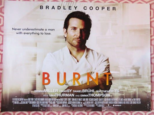 BURNT QUAD (30"x 40") ROLLED POSTER BRADLEY COOPER UMA THURMAN EMMA THOMPSON