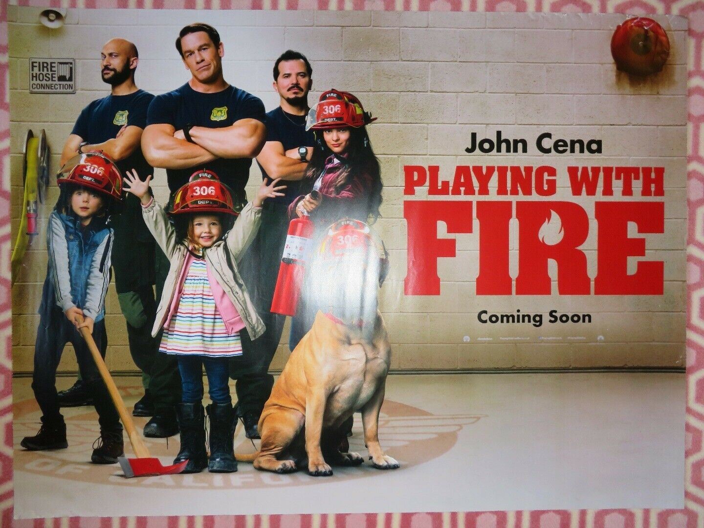 PLAYING WITH FIRE QUAD (30"x 40") ROLLED POSTER TEASER JOHN CENA 2019