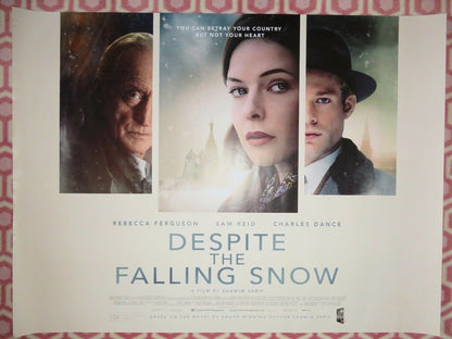 DESPITE THE FALLING SNOW QUAD (30"x 40") ROLLED POSTER REBECCA FERGUSON SAM REID