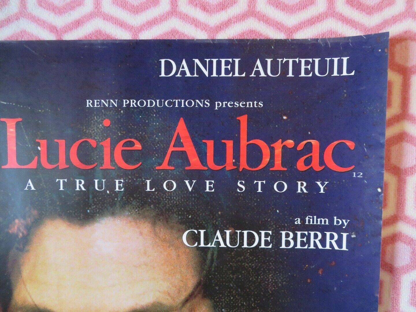 LUCIE AUBRAC QUAD (30"x 40") ROLLED POSTER CAROLE BOUQUET DANIEL AUTEUIL 1997