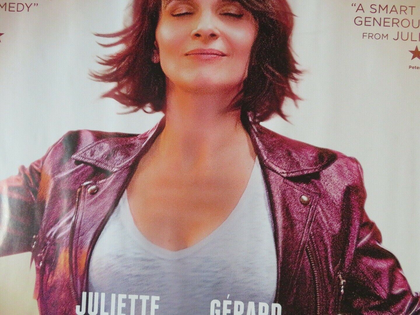 LET THE SUNSHINE IN QUAD (30"x 40") ROLLED POSTER JULIETTE BINOCHE 2017