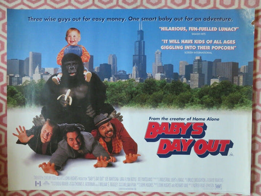 BABY'S DAY OUT QUAD (30"x 40") ROLLED POSTER-A  JOHN HUGHES JOE MANTAGNA 1994