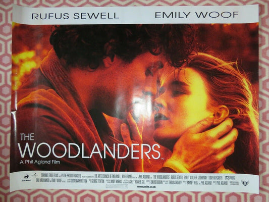 THE WOODLANDERS QUAD (30"x 40") ROLLED POSTER RUFUS SEWELL EMILY WOOF 1997