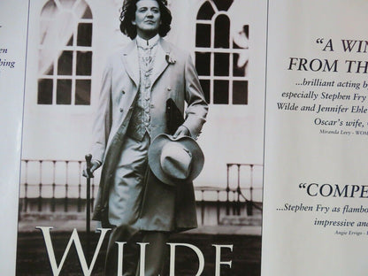 WILDE QUAD (30"x 40") ROLLED POSTER STEPHEN FRY JUDE LAW VANESSA REDGRAVE 1997