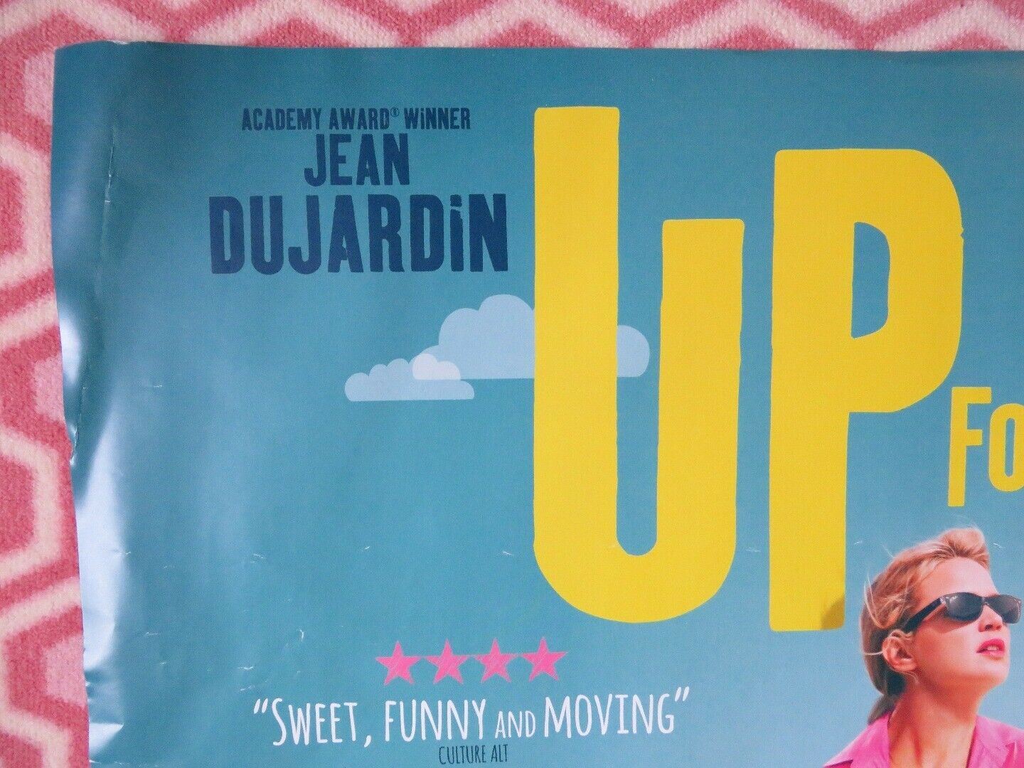 UP FOR LOVE QUAD  (30"x 40") ROLLED POSTER JEAN DUJARDIN VIRGINIE EFIRA 2016