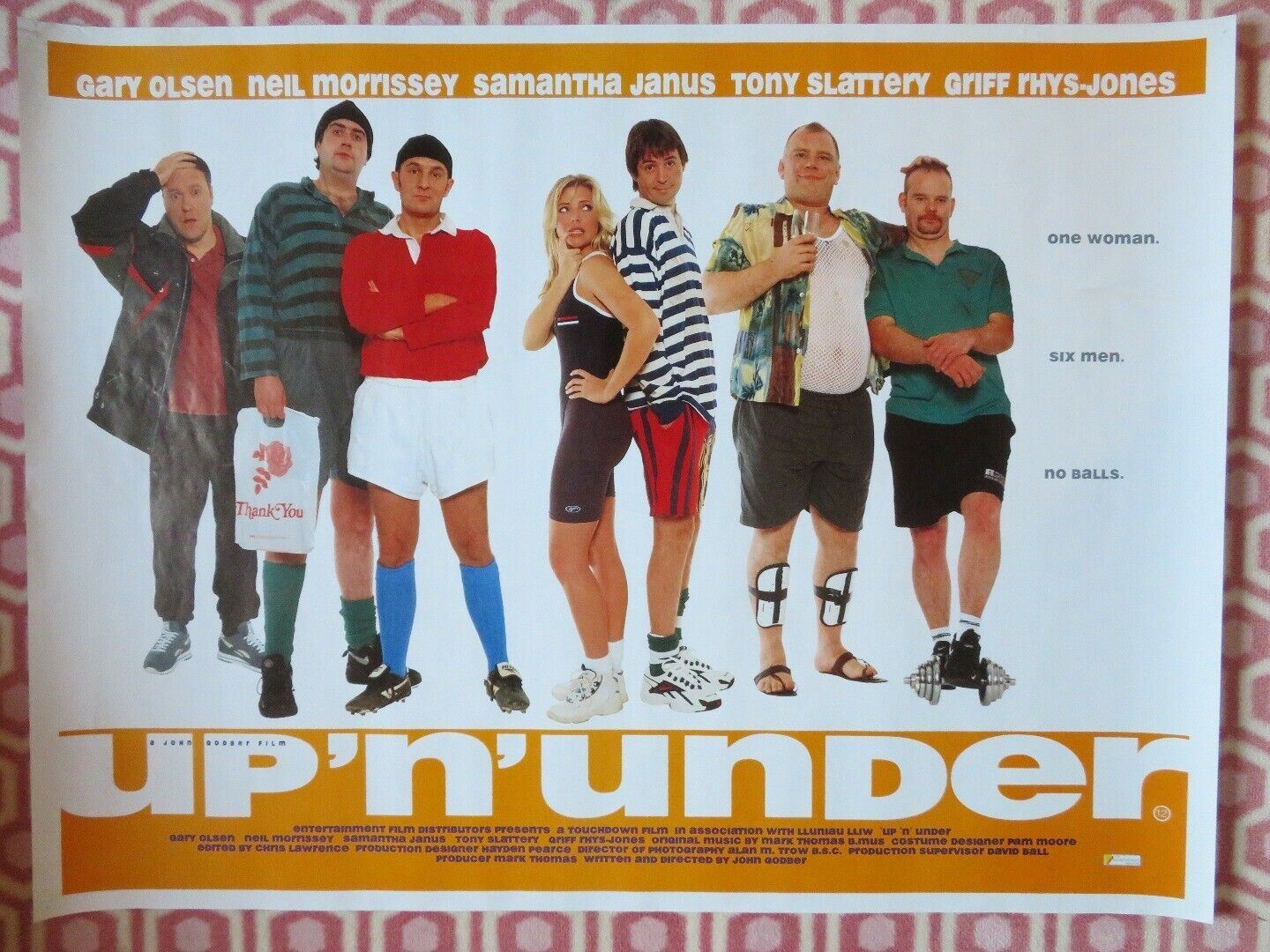 UP'N'UNDER QUAD (30"x 40")ROLLED POSTER GARY OLSEN NEIL MORRISSEY SAMANTHA JANUS