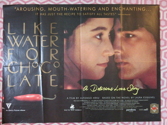 LIKE WATER FOR CHOCO LATTE QUAD (30"x 40") ROLLED POSTER LAURA ESQUIVEL 1992