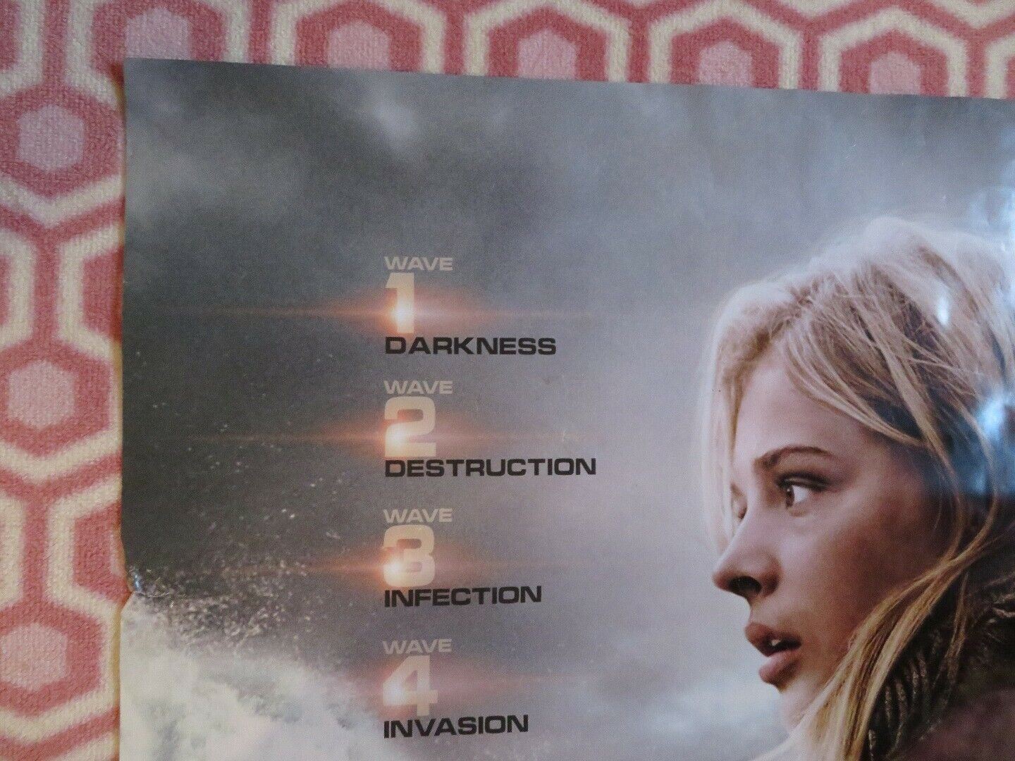 THE 5TH WAVE UK ONE SHEET (27"x 41") ROLLED POSTER CHLOE GRACE LIEV SCHREIBER