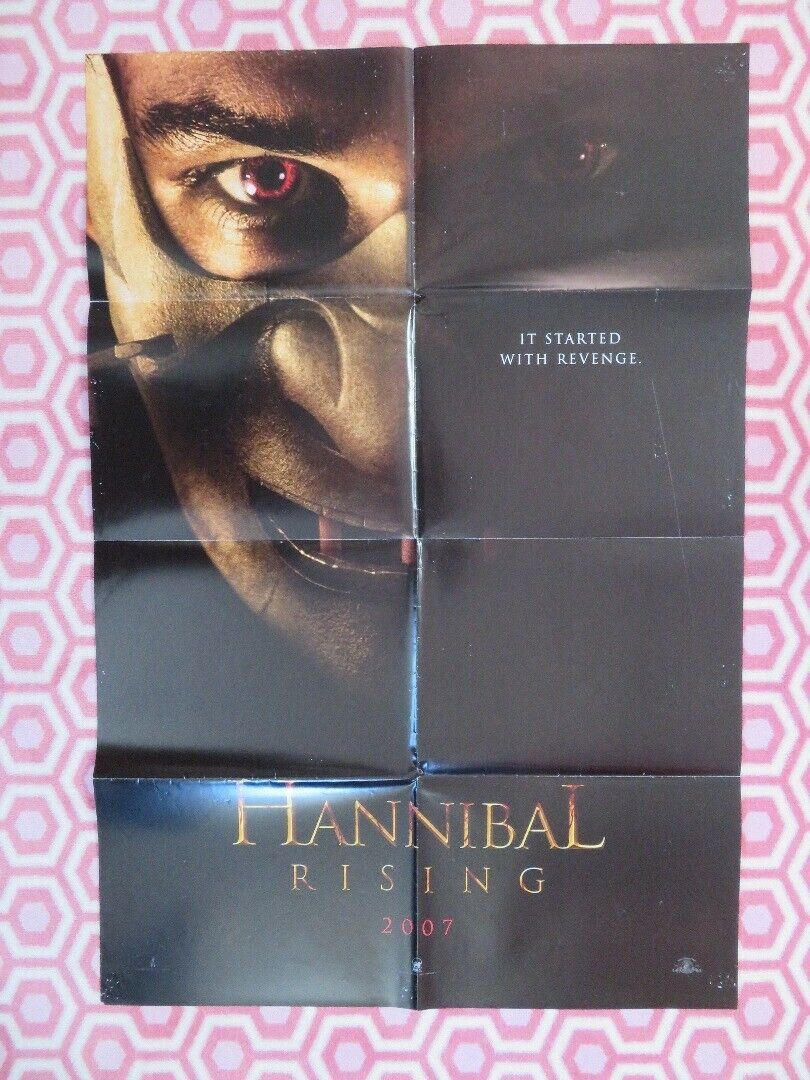 HANNIBAL RISING ONE SHEET POSTER FOLDED LECKTOR LECTER ANTHONY HOPKINS 2007