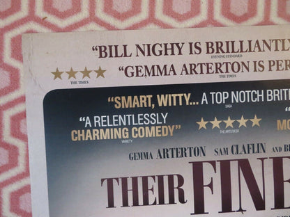 THEIR FINEST UK ONE SHEET (27"x 41") ROLLED POSTER GEMMA ARTERTON SAM CLAFLIN