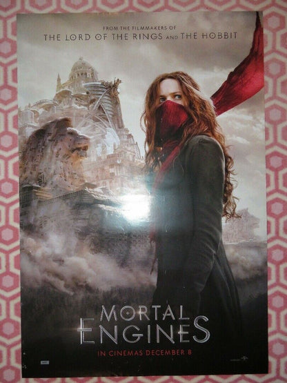 MORTAL ENGINES UK ONE SHEET (27"x 41") ROLLED POSTER HERA HILMAR ROBERT SHEEHAN