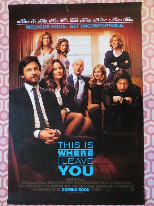 THIS IS WHERE I LEAVE YOU UK ONE SHEET (27"x 41") ROLLED POSTER  JANE FONDA 2014