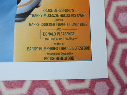 BARRY MCKENZIE HOLD IS OWN ONE SHEET  POSTER BARRY CROCKER 1985