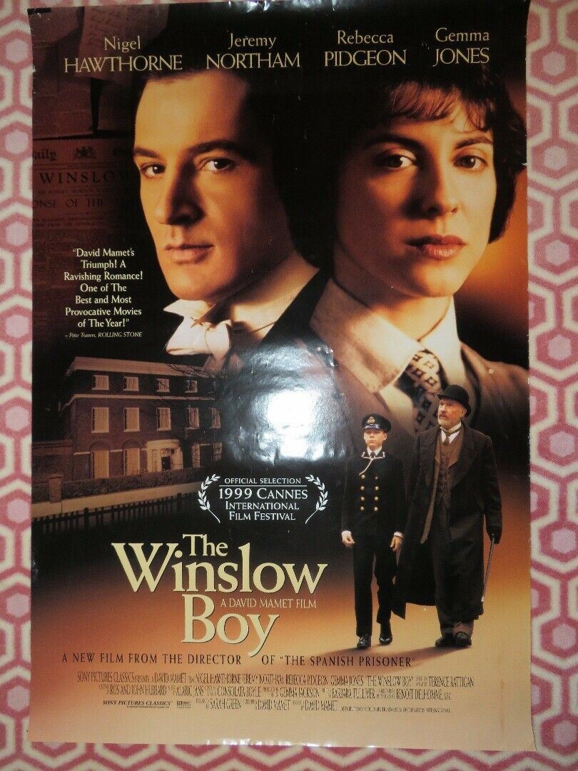 THE WINSLOW BOY UK ONE SHEET (27"x 41") ROLLED POSTER NIGEL HAWTHORNE J.NORTHAM