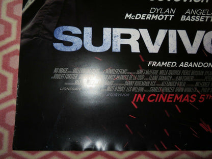 SURVIVOR UK ONE SHEET (27"x 41") ROLLED POSTER MILLA JOVOVICH PIERCE BROSNAN '15