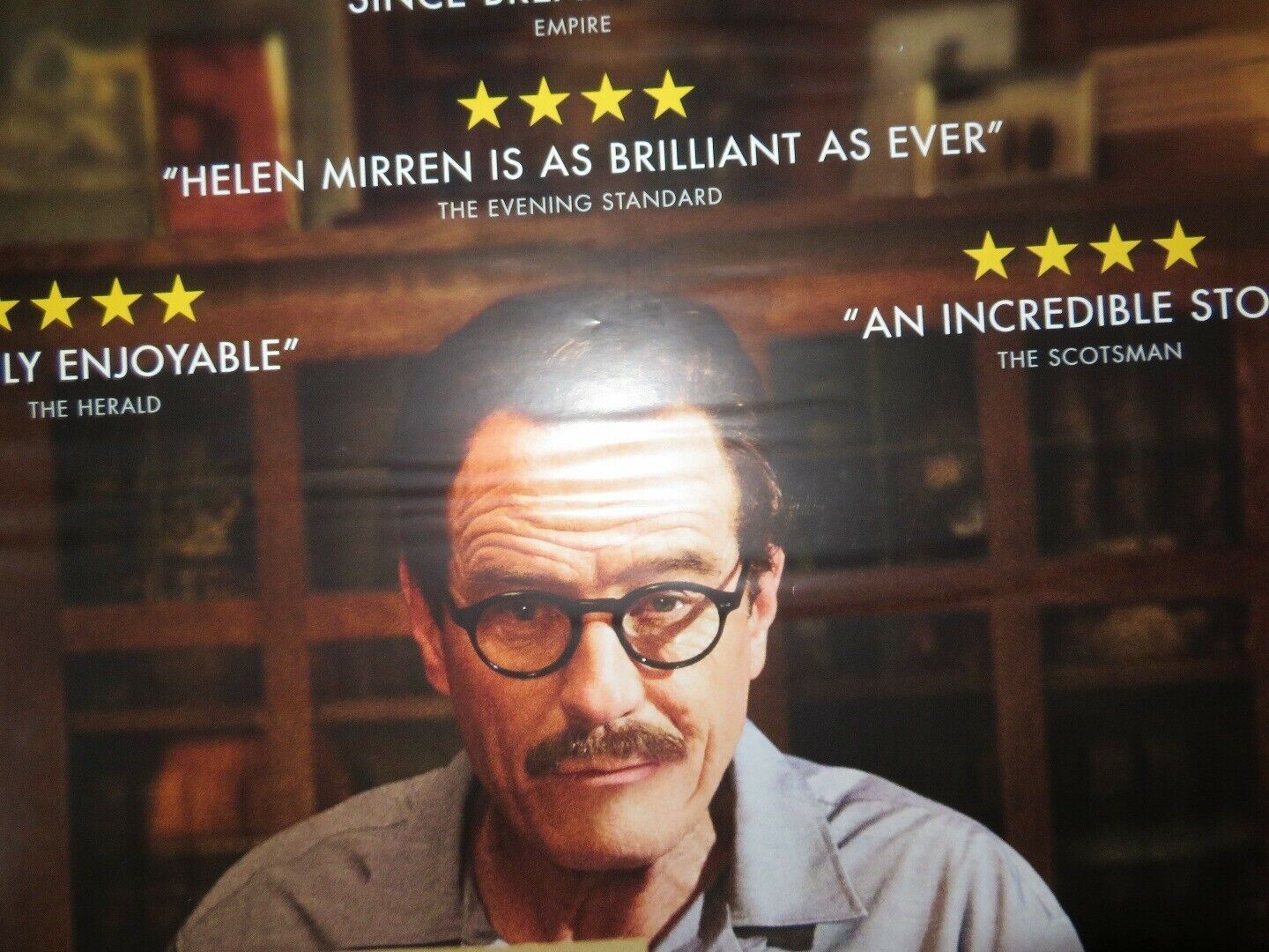 TRUMBO UK ONE SHEET (27"x 41") ROLLED POSTER BRYAN CRANSTON DIANE LANE 2015