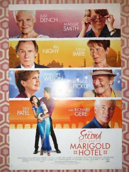 THE SECOND BEST EXOTIC MARIGOLD HOTEL UK ONE SHEET (27"x 41") ROLLED POSTER 2015