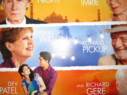 THE SECOND BEST EXOTIC MARIGOLD HOTEL UK ONE SHEET (27"x 41") ROLLED POSTER 2015