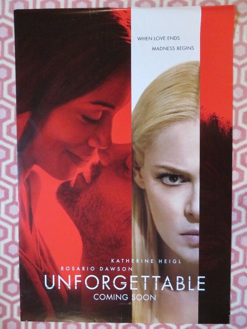 UNFORGETTABLE UK ONE SHEET (27"x 41") ROLLED POSTER KATHERINE HEIGL 2017