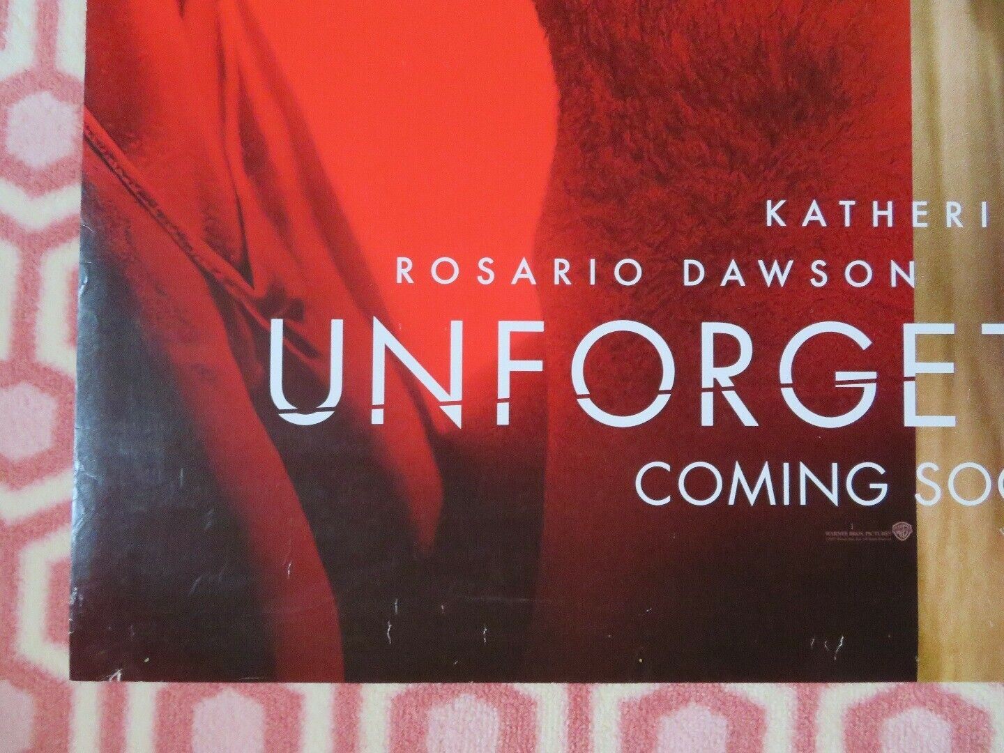 UNFORGETTABLE UK ONE SHEET (27"x 41") ROLLED POSTER KATHERINE HEIGL 2017