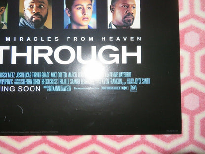 BREAKTHROUGH UK ONE SHEET (27"x 41") ROLLED POSTER CHRISSY METZ JOSH LUCAS