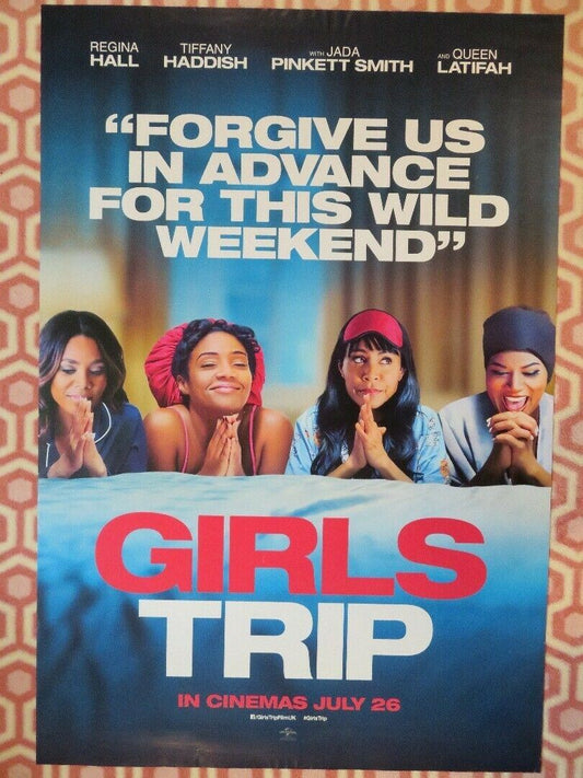 GIRLS TRIP UK ONE SHEET (27"x 41") ROLLED POSTER TIFFIANY HADDISH QUEEN LATIFAH